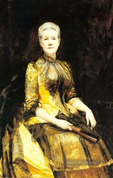 ein Porträt von Frau James Leigh Coleman Realist Dame Raimundo de Madrazo y Garreta Ölgemälde
